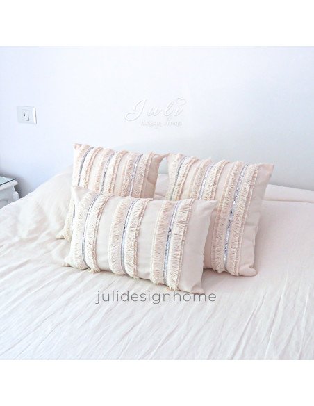 almohadones plateados