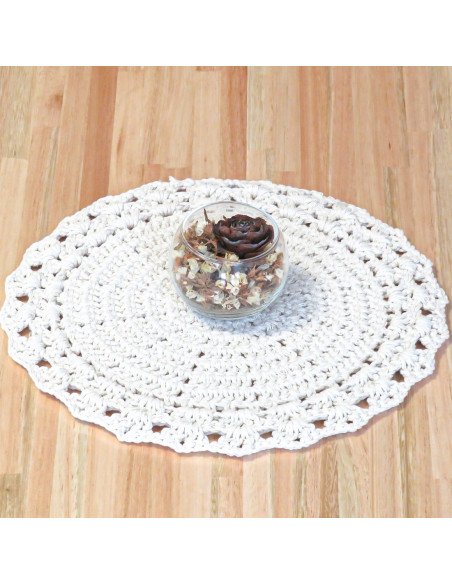 platos de sitios tejidos artesanales