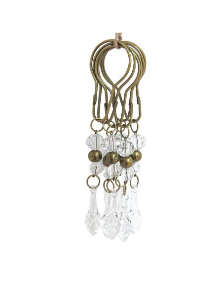 Ganchos Para Cortinas De Baño Boho x6 -  Juli Design Home