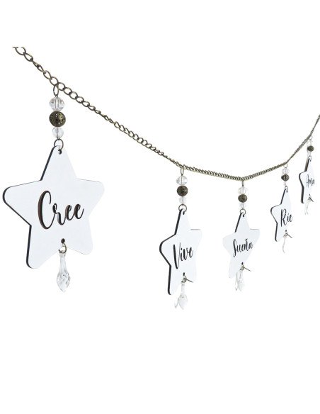 guirnalda estrellas madera