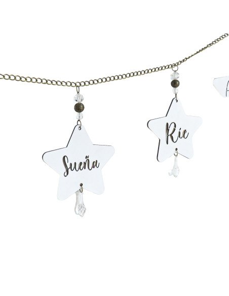 Guirnaldas de Estrellas De Madera Decorativas - Juli Design Home