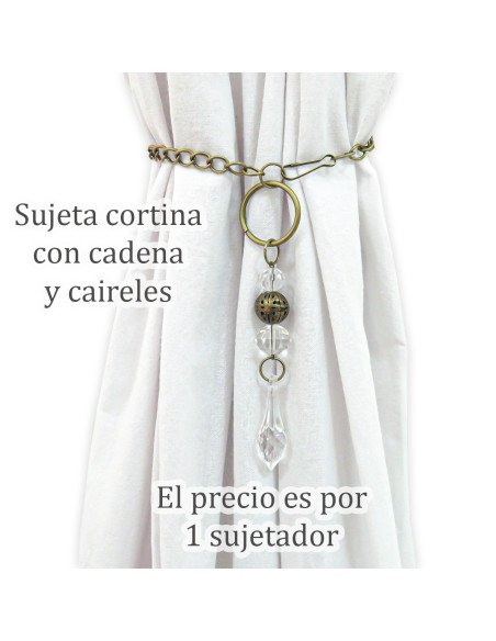 sujeta cortinas cairel