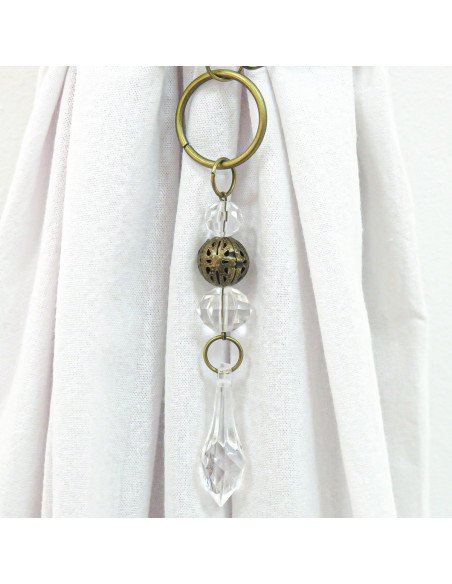 Agarradera de cortinas decoración