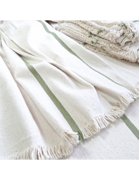 Manta Sillón Rústica Tejida Artesanal - Juli Design Home