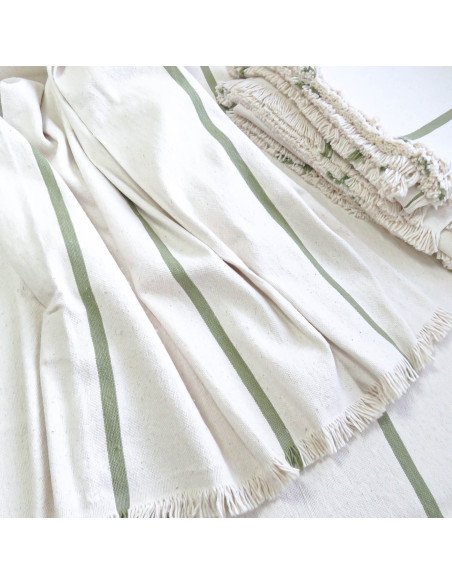 Manta Sillón Rústica Tejida Artesanal - Juli Design Home