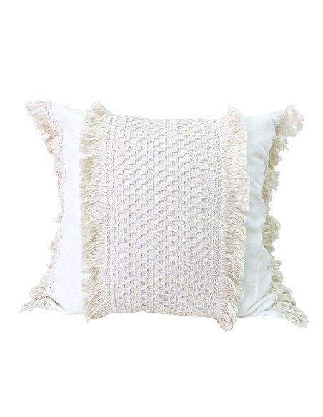 Almohadón con Flecos Boho Lola 50x50 - Juli Design Home