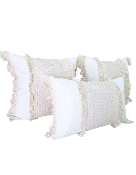 Set x3 Almohadones Decorativos Artesanales - Juli Design Home