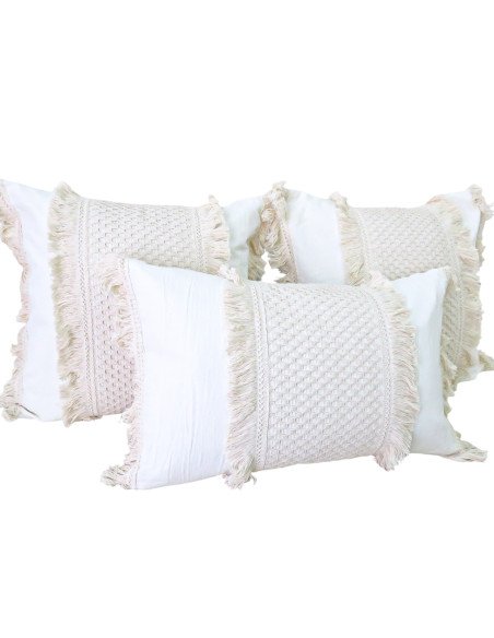 Set x3 Almohadones Decorativos Artesanales - Juli Design Home