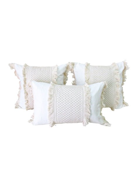 Set x3 Almohadones Decorativos Artesanales - Juli Design Home