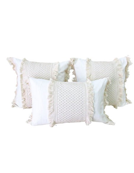 Set x3 Almohadones Decorativos Artesanales - Juli Design Home