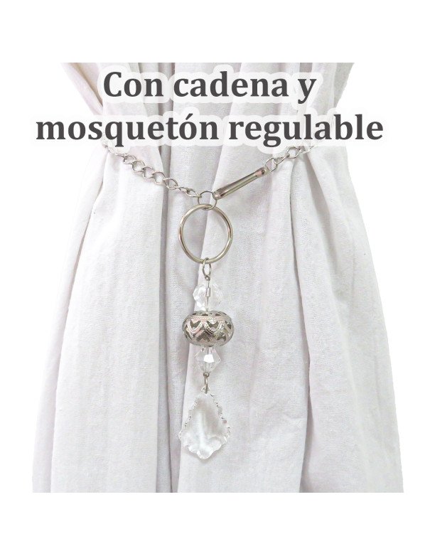 Sujeta Cortinas Cairel Agarradera Bijou Caireles - Juli Design Home