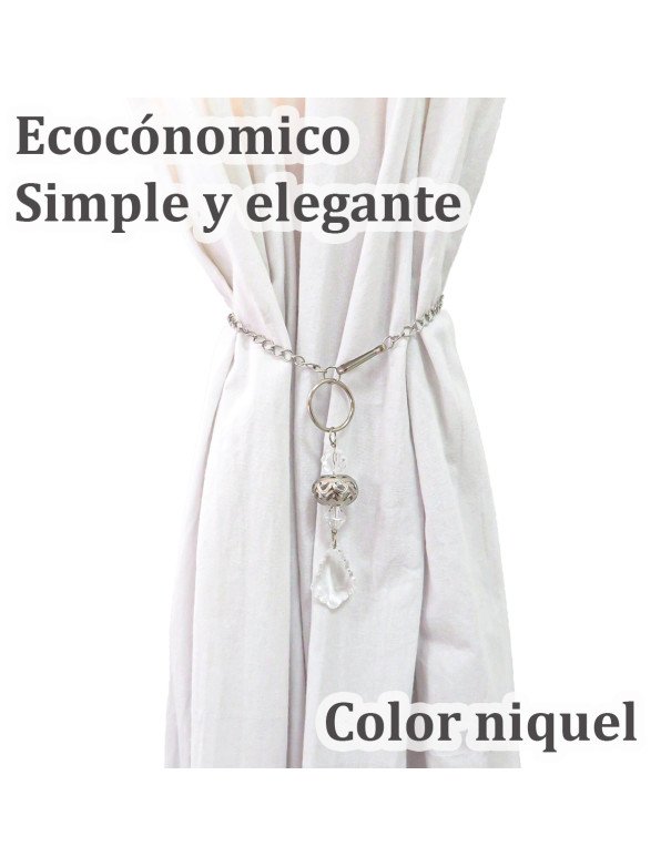 Sujeta Cortinas Cairel Agarradera Bijou Caireles - Juli Design Home