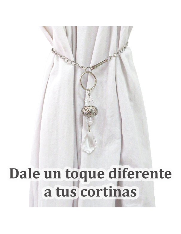 Sujeta Cortinas Cairel Agarradera Bijou Caireles - Juli Design Home