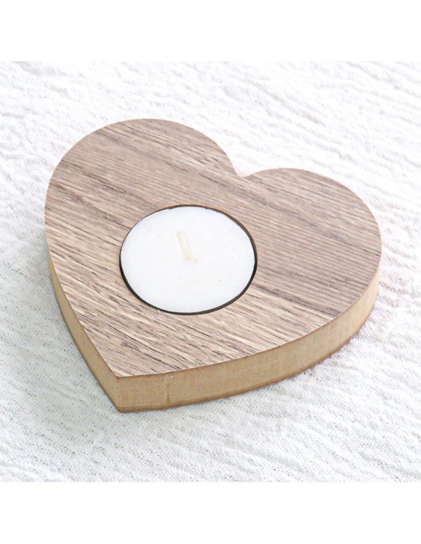 Vela Corazón Melamina - Decorá tu mesa