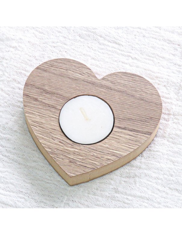 Vela Corazón Melamina - Decorá tu mesa