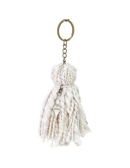 Llavero Borla Natural - Juli Design Home