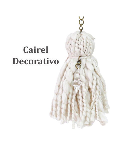 Llavero Borla Natural - Juli Design Home