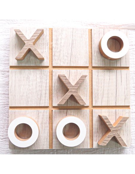 Juego Tatetí Madera - Decorá tu mesa