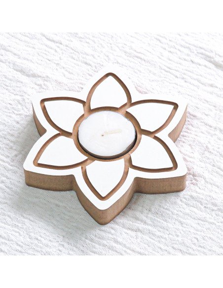 Vela Flor Melamina - Decorá tu mesa