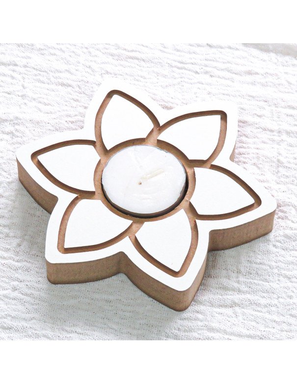 Vela Flor Melamina - Decorá tu mesa