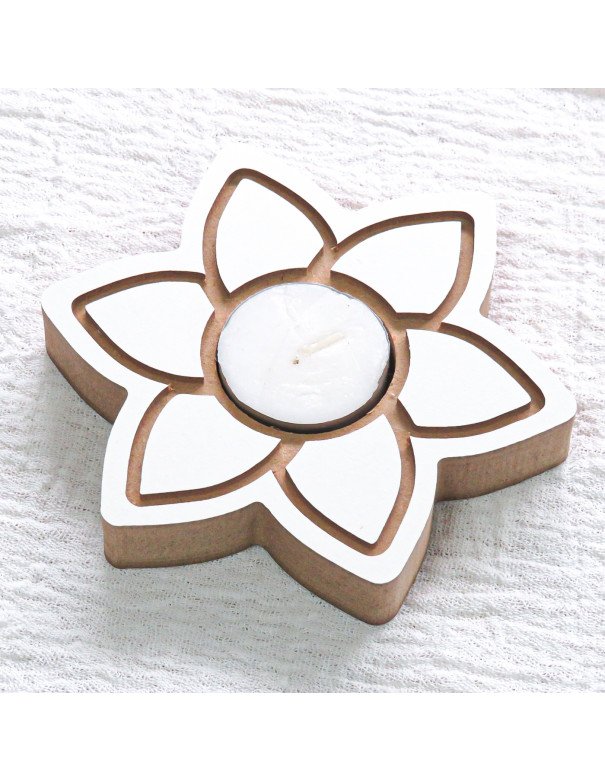 Vela Flor Melamina - Decorá tu mesa