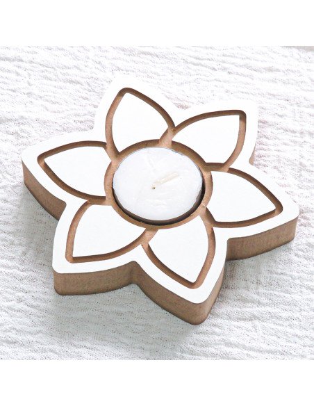 Vela Flor Melamina - Decorá tu mesa