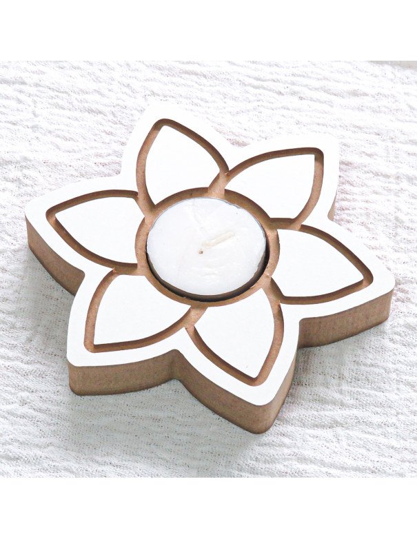 Vela Flor Melamina - Decorá tu mesa