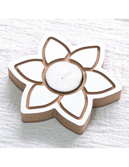 Vela Flor Melamina - Decorá tu mesa