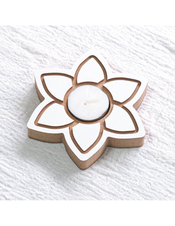 Vela Flor Melamina - Decorá tu mesa