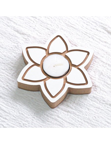 Vela Flor Melamina - Decorá tu mesa