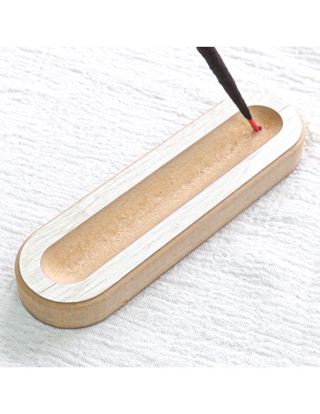 Porta Sahumerio Bote en Madera - Decorá tu mesa