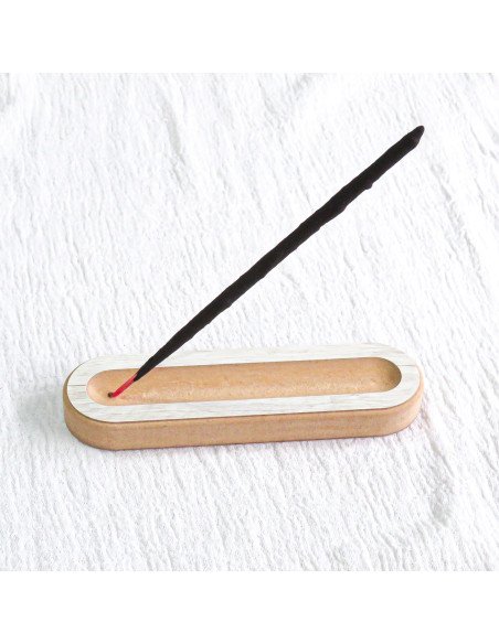 Porta Sahumerio Bote en Madera - Decorá tu mesa