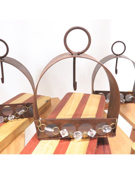 Porta Espiral Hierro Boho -  Juli Design Home