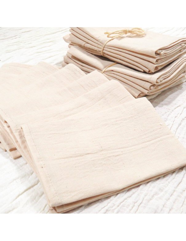 Servilletas de Tela Tusor Pack x6 (Arena)- Juli Design Home
