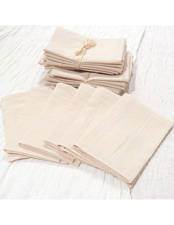 Servilletas de Tela Tusor Pack x6 (Arena)- Juli Design Home