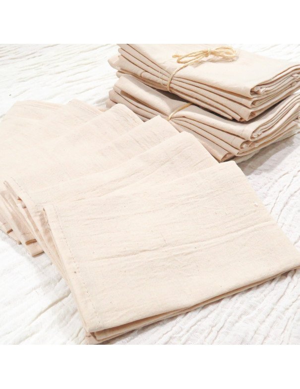 Servilletas de Tela Tusor Pack x6 (Arena)- Juli Design Home