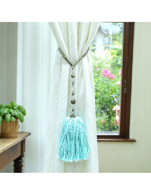 Borla Para Cortinas Agua Marina - Juli Design Home