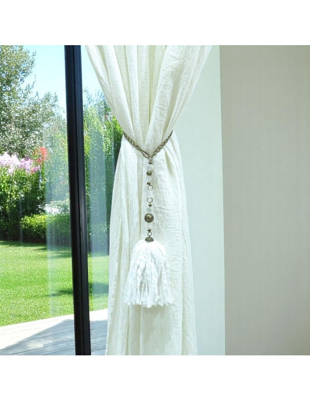 Borla Para Cortinas Blanco - Juli Design Home