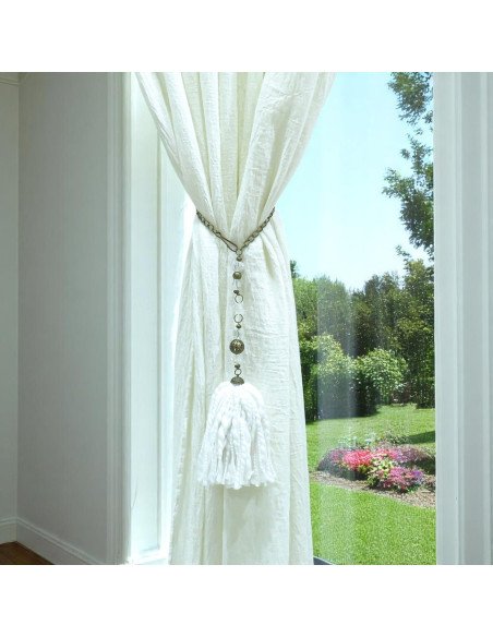 Borla Para Cortinas Blanco - Juli Design Home
