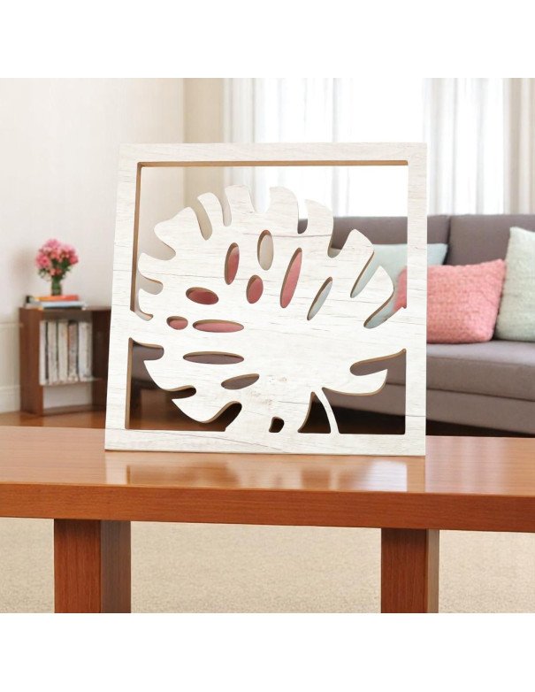 Cuadro de Madera Hoja II - Juli Design Home