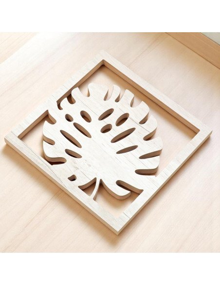 Cuadro de Madera Hoja II - Juli Design Home