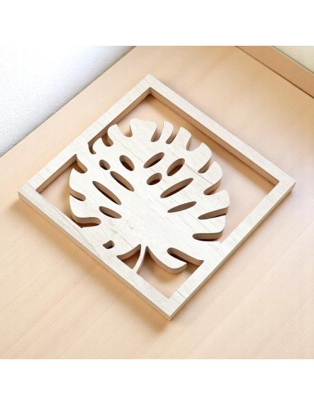 Cuadro de Madera Hoja II - Juli Design Home