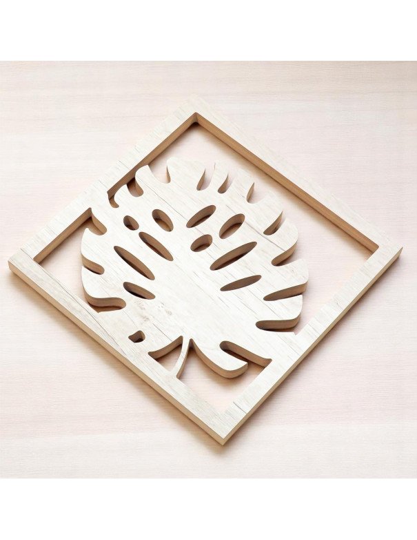 Cuadro de Madera Hoja II - Juli Design Home