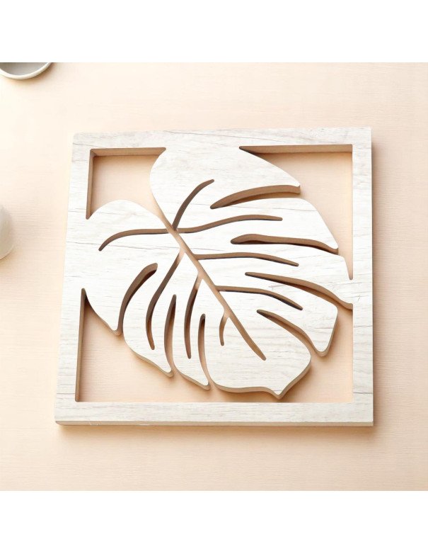 Cuadro de Madera Hoja II - Juli Design Home