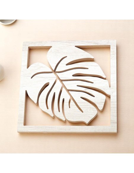 Cuadro de Madera Hoja II - Juli Design Home