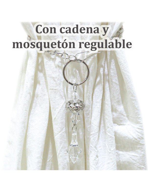 Sujeta Cortinas Cairel Agarradera  - Juli Design Home