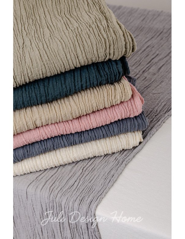 Caminos de Mesa Gasa Rosa - Juli Design Home