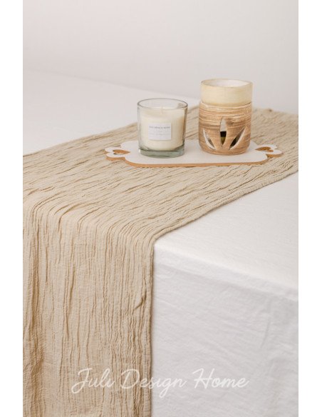 Caminos de Mesa Gasa Arena - Juli Design Home