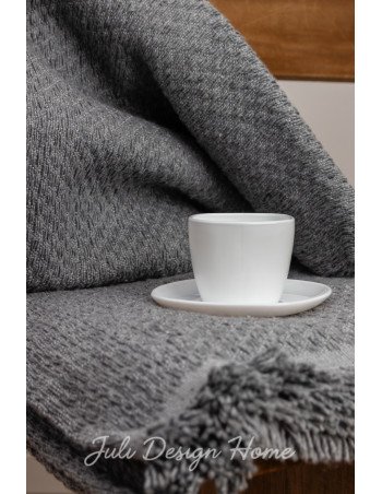 Manta Begonia Rústica Gris - Juli Design Home