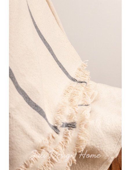 Manta Sillón Rústica Gris - Juli Design Home